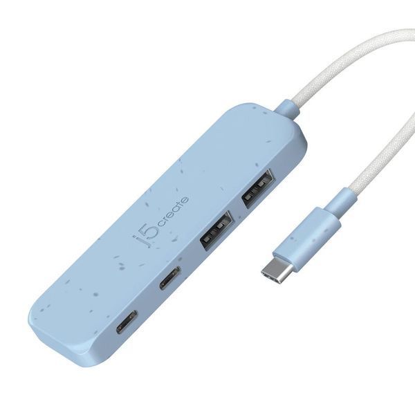 Хаб J5create JCH342EC-N USB-C на 2 USB-A/2 USB-C, блакитний JCH342EC-N фото