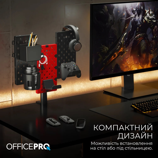 Настольный органайзер Officepro DO640B Black&Red OfficeproDO640B фото