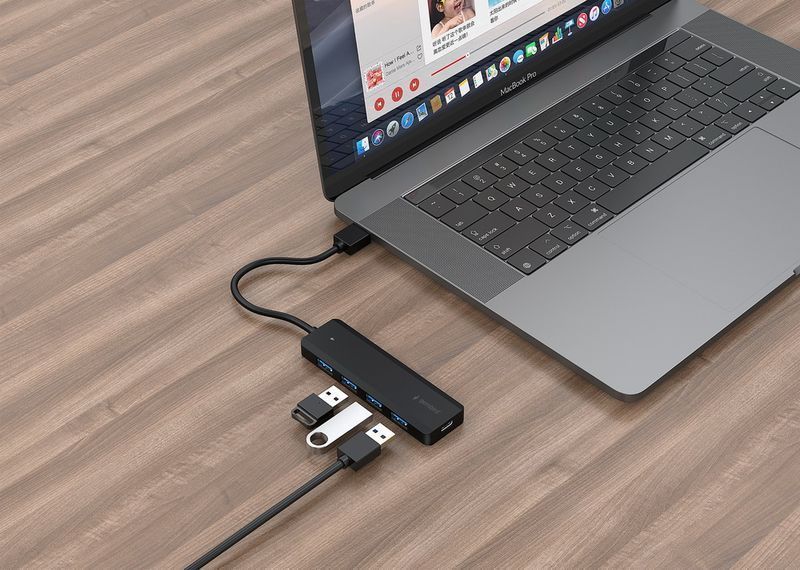 Хаб Gembird UHB-U3P4P-02 на 4 порти USB 3.1 UHB-U3P4P-02 фото