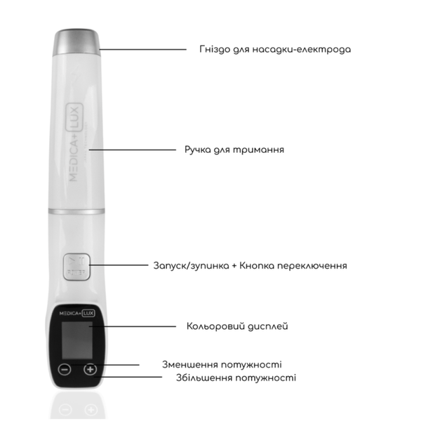 Апарат Дарсонваль MEDICA+ Lux Darsoline 8.0 (Japan) MEDICA+51003 фото