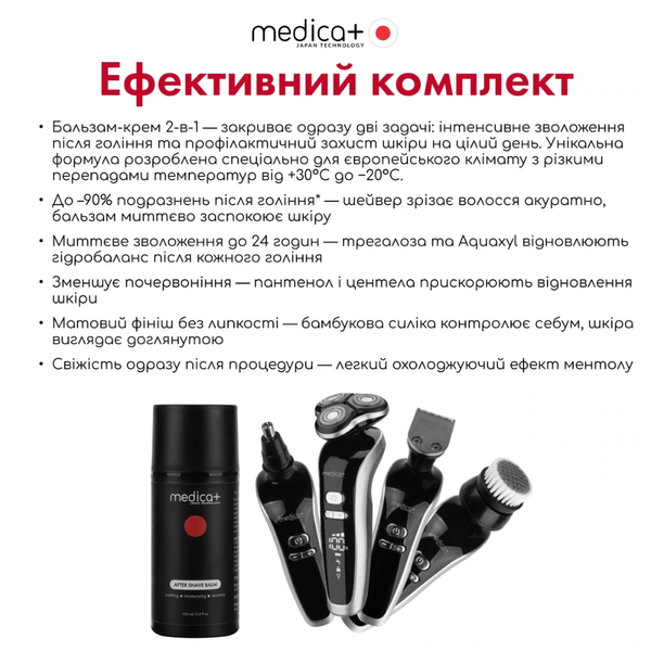 Электробритва 4в1 MEDICA+ Shaver 4v1 (Japan) MEDICA+50979 фото