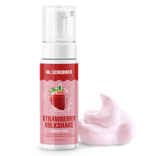 Парфумована пінка для душу з ароматом полуничного коктейлю Strawberry Milkshake Mr.SCRUBBER 150 мл Mr.SCRUBBER1104 фото