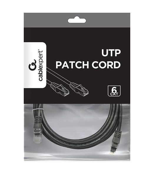 Патч-корд Cablexpert PP6U-3M/BK, 3 м PP6U-3M/BK фото