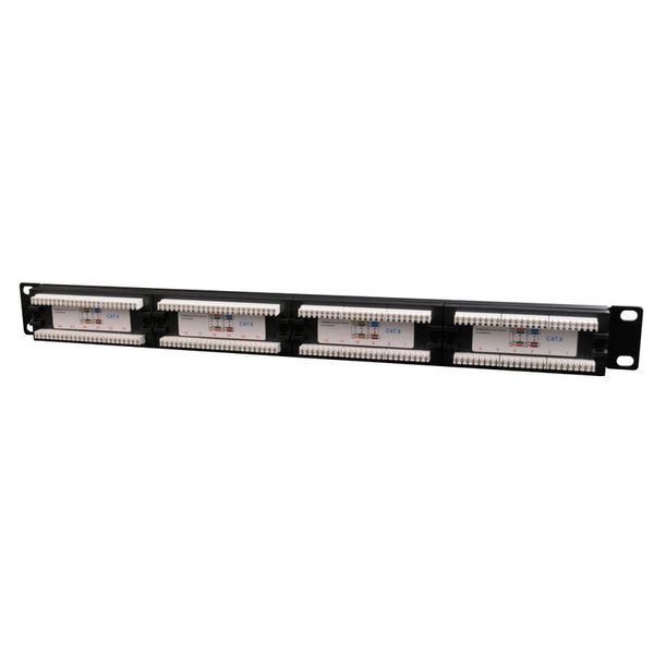 Патч панель Cablexpert NPP-C624CM-001, 24 порти, Cat6 NPP-C624CM-001 фото