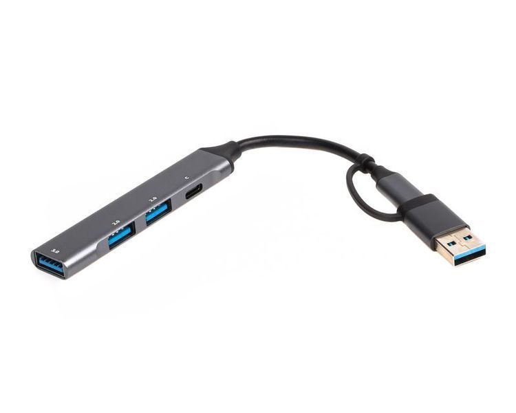 Хаб USB 3.0 Maxxter HU3C-4P1CN-01 HU3C-4P1CN-01 фото