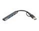 Хаб USB 3.0 Maxxter HU3C-4P1CN-01 HU3C-4P1CN-01 фото 2
