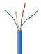 Звита пара,Cablexpert UPC-5004E-SOL-B, CAT5e, одножильна, алюміній під міддю (CCA з AWG24), неекранована, голубий, 305 м UPC-5004E-SOL-B фото 1