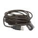 Активний подовжувач Cablexpert UAE-01-10M, USB 2.0, 10 м., чорний колір UAE-01-10M фото 2