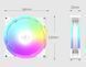 Корпусний вентилятор PCCOOLER F3 T120 ARGB WH F3 T120 ARGB WH фото 6