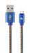 Кабель Cablexpert CC-USB2J-AMCM-1M-BL, преміум якість USB 2.0 A-тато/C-тато,1 м. CC-USB2J-AMCM-1M-BL фото 1