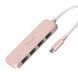 Хаб J5create JCH341ER-N USB-C на 4 USB-A, Червоний JCH341ER-N фото 2
