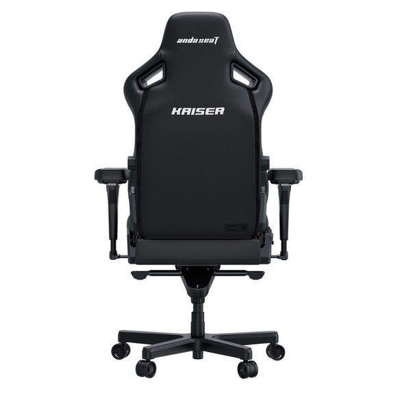 Крісло геймерське ігрове Anda Seat Kaiser 4 Size L до 120 кг Elegant Black AndaSeatKaiser4LElegantBlackPremium Synthetic фото